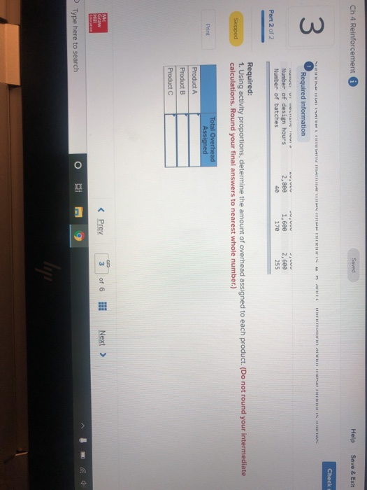 Company uses three activity cost pools. Each pool has a cost driver.