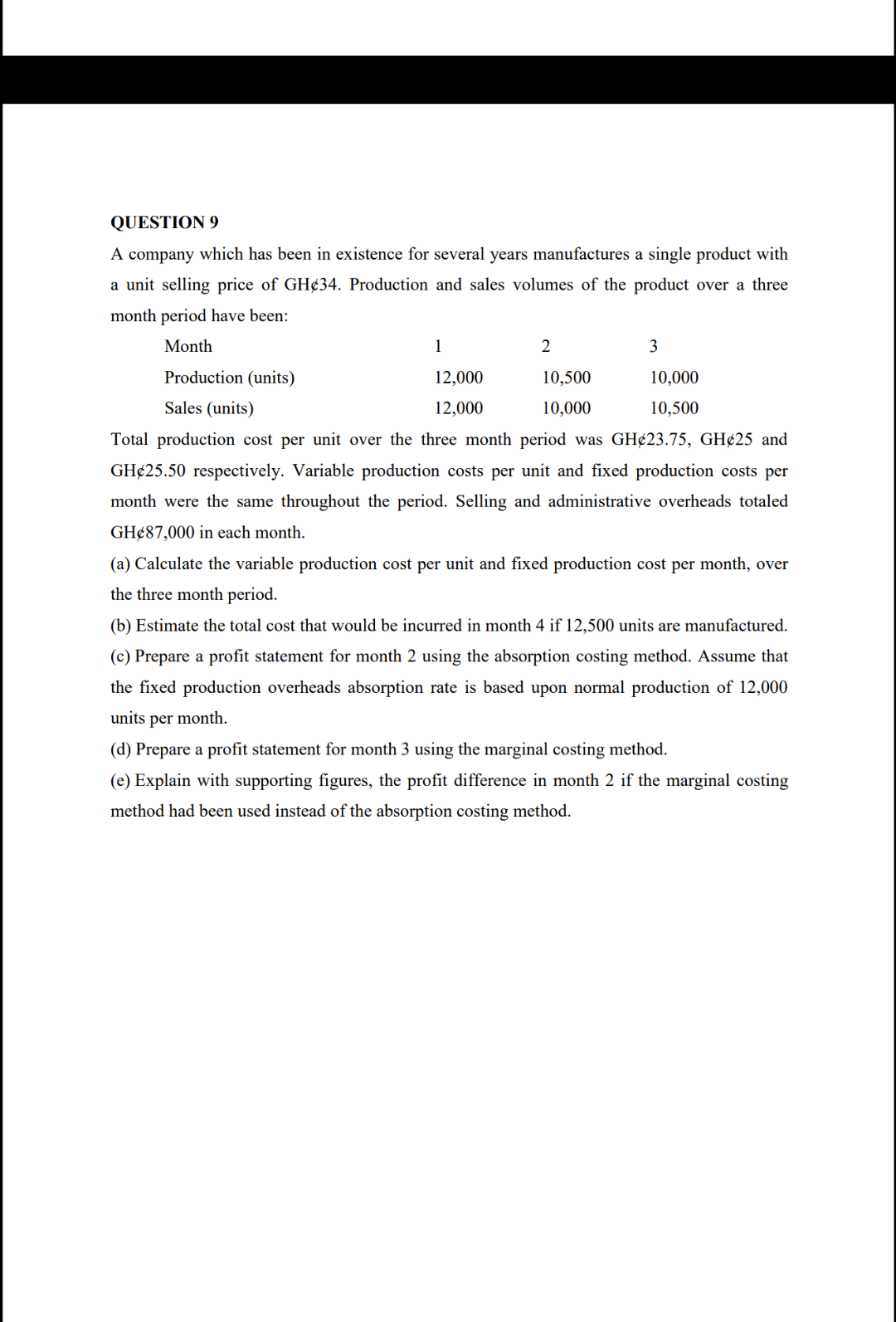 December 31, 2020 revealed these extract: GHE Sales 2,600,000 Direct materials 800,000