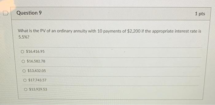 please help me and please show formula breakdown and work :) thank