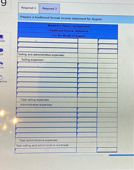 Pianos, Incorporated, purchases pianos from a large manufacturer for an average cost