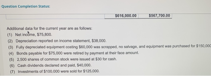 cash flow: A. Cash flow from Operations B. Cash flow from Investing