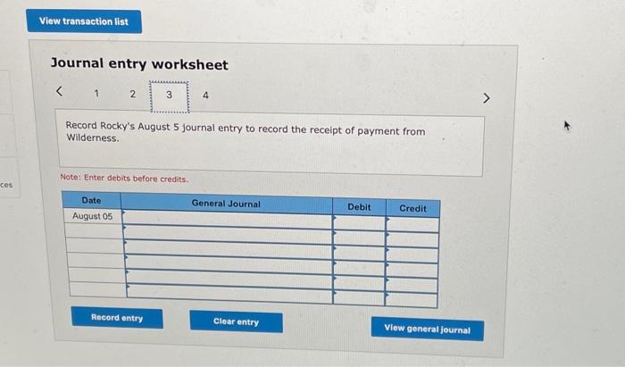 that Wilderness sells. Rocky receives $1,000 per tour day, and shortly after