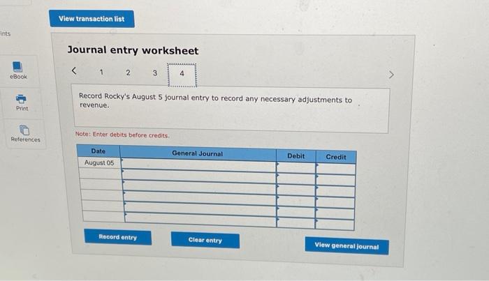 the end of each month Rocky learns whether it will receive a