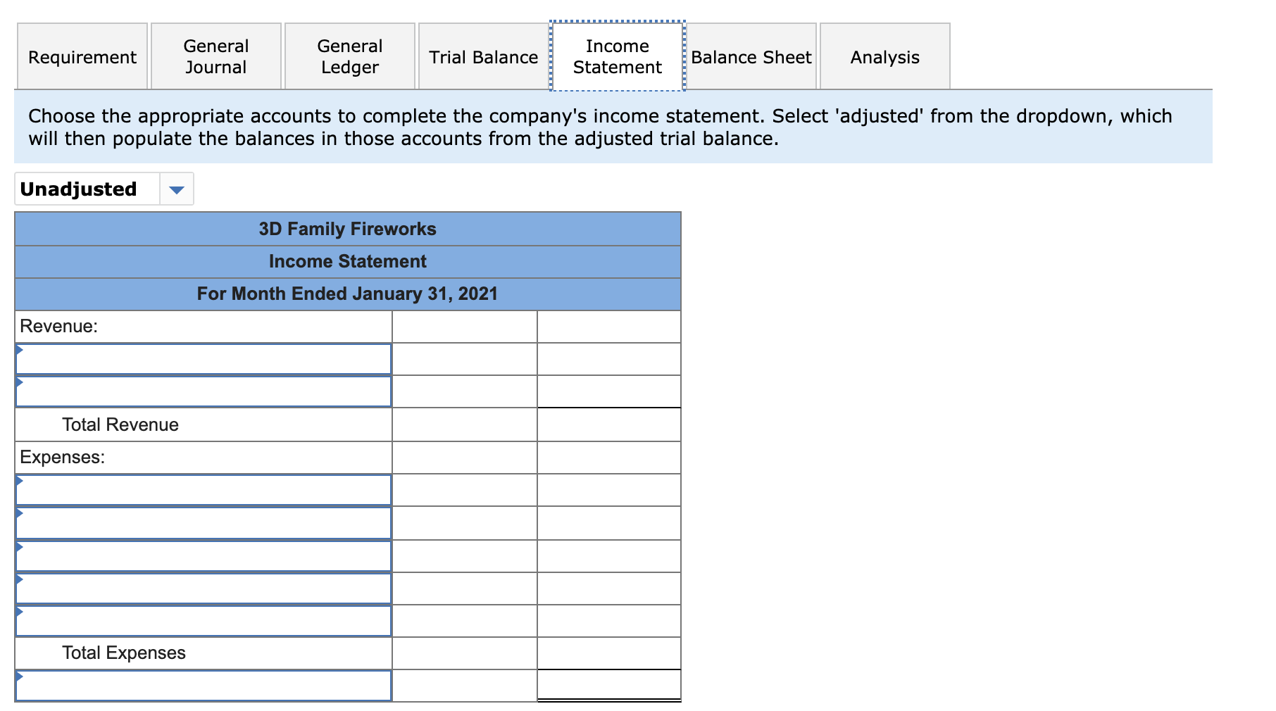 how well 3D Family Fireworks manages its receivables (a) Calculate the receivables