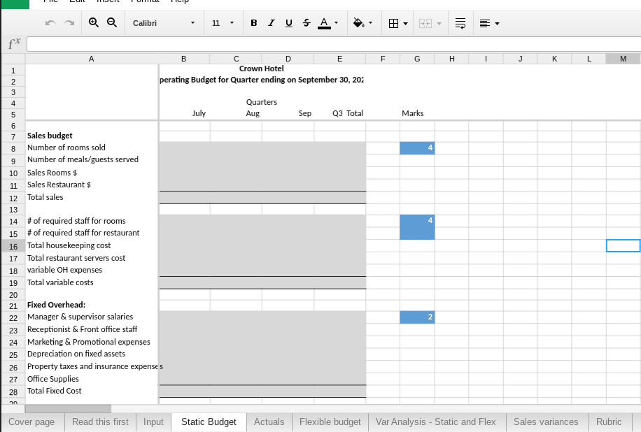 M F G H Instructions for students 2 3 4 5 6