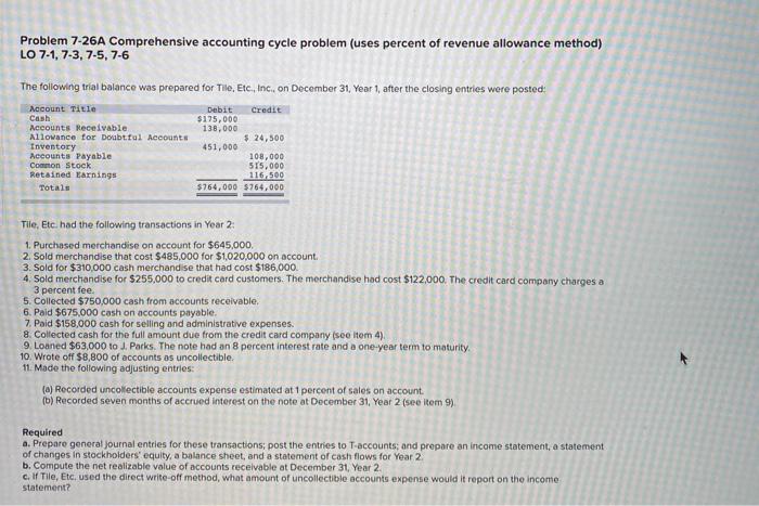  i need help with required A T account charts. please label