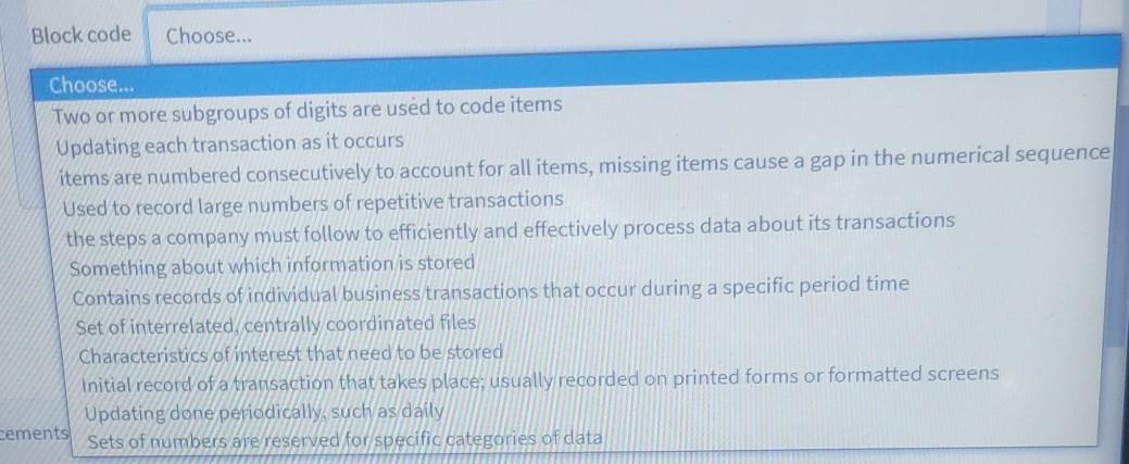 the steps a company must follow to efficiently and effectively process data