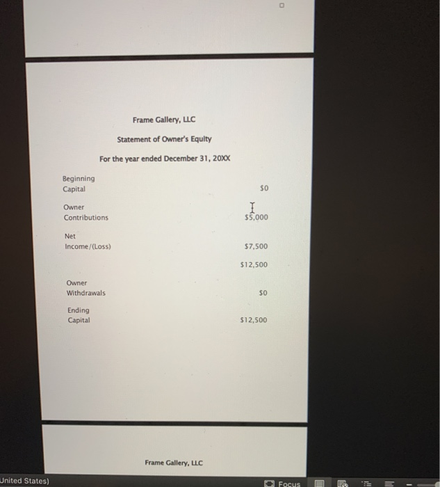 year financial statements from his accountant. When he sees his gross and