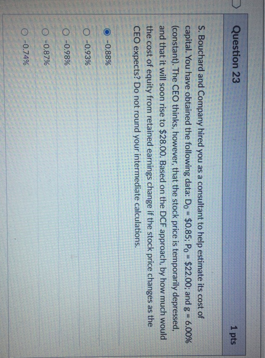 considering 7 equal-sized capital budgeting projects. Its CFO hired you to assist