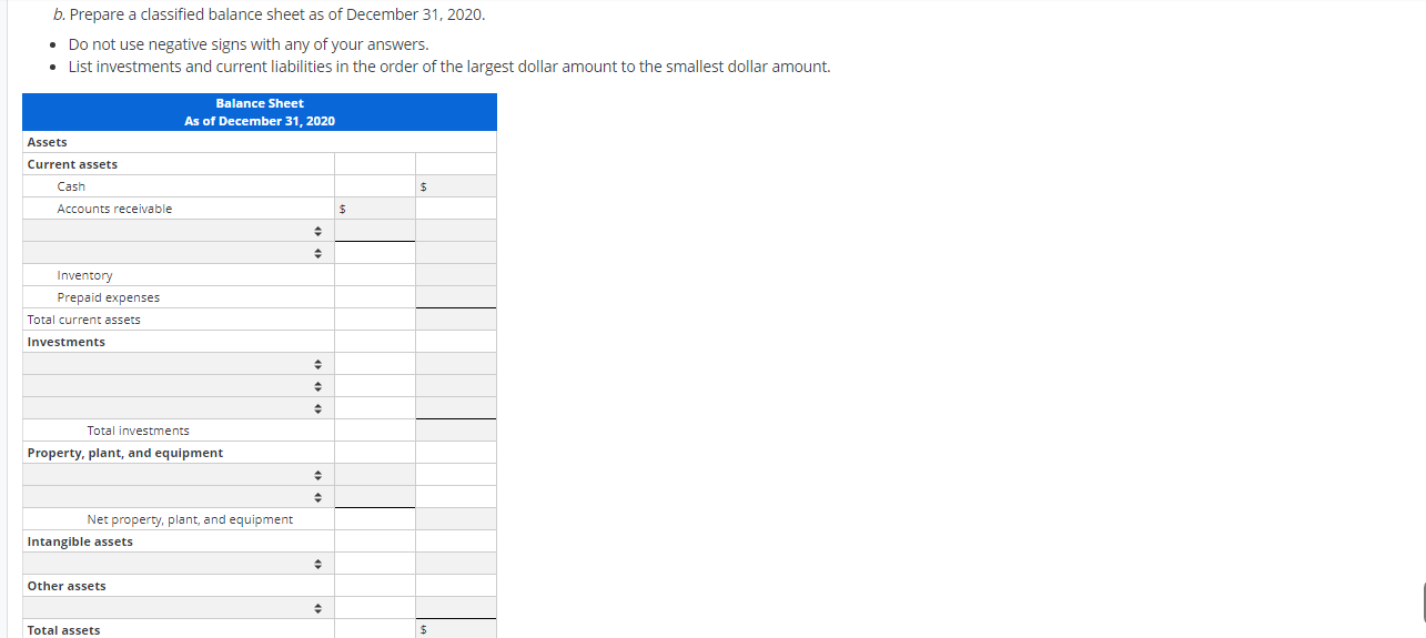 data, in no particular order, are from the accounts of Brown Corp.