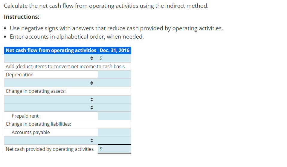 information was obtained from Galena Company's comparative balance sheets. Assume that Galena
