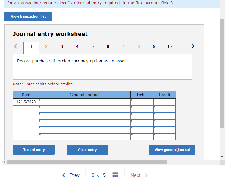 Based on past experience, Maas Corp. (a U.S.-based company) expects to purchase