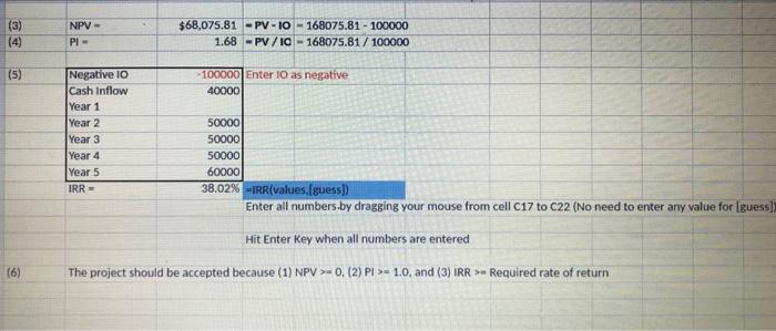 then my questions at the bottom. Year 2 1. You are in