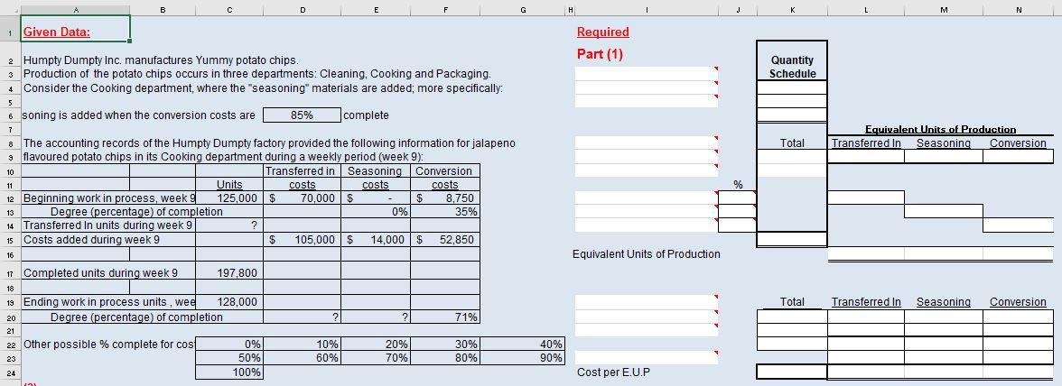EXCEL CELL REFERENCE PLS B C D E F G H L