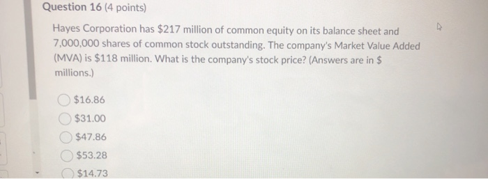 balance sheet, Smith reported $372 million of retained earnings. The previous year,