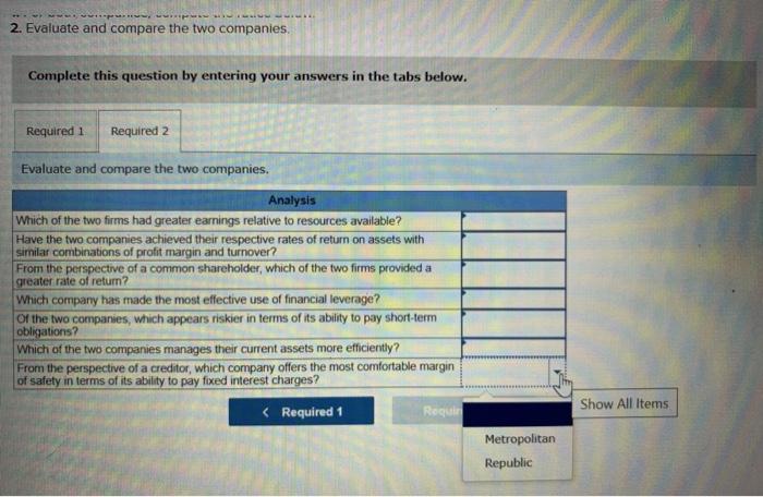 specialty area of the food manufacturing and distribution industry. ($ in millions,