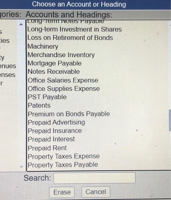 letter as the description when entering the transactions in the journal. Dates