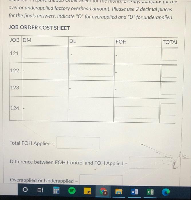 The A&J Company has the following information regarding their operations for the