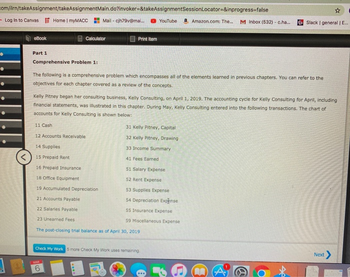  m/ilrn/takeAssignment/takeAssignmentMain.do?invoker=&takeAssignmentSessionLocator &inprogress-false - Log in to Canvas IT Home IMMACC Mail-cjh79@mai..