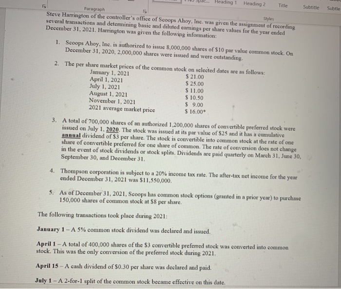  H a e Heading 1 Heading 2 Title Subtitle Subtle Paragraph