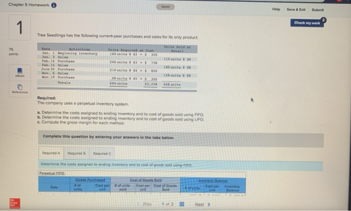  Chapter 5 Homework Help Save & Exit Submit Check my work