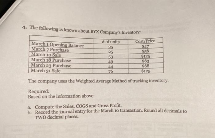 goods available for sale Less: ending inventory Cost of goods sold $10,000