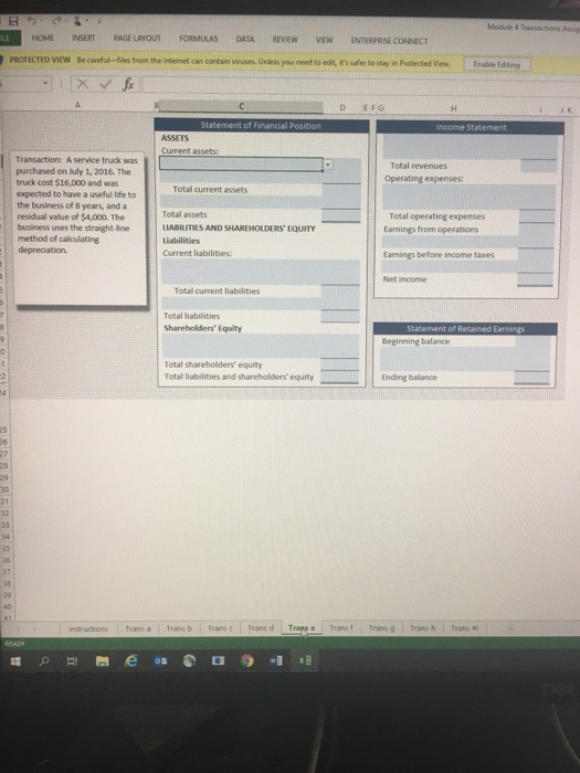 have been made. Cactus Company is a service company and has two