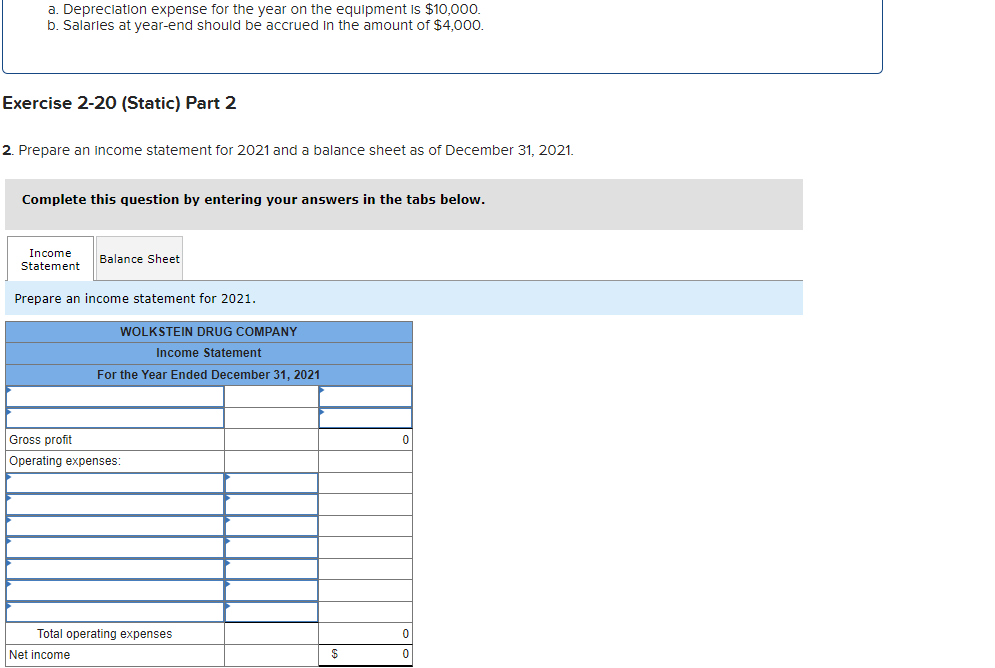 (Static) Worksheet (Appendix 2A] [The following information applies to the questions displayed