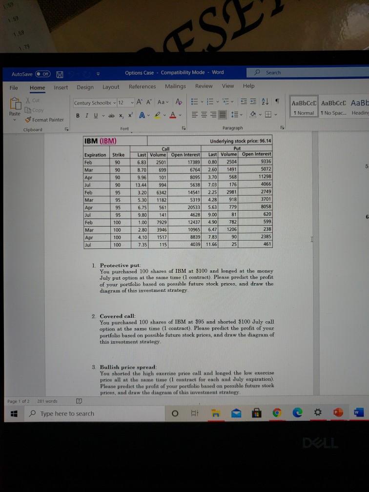 159 1.19 ES AutoSave OH Options Case - Compatibility Mode -