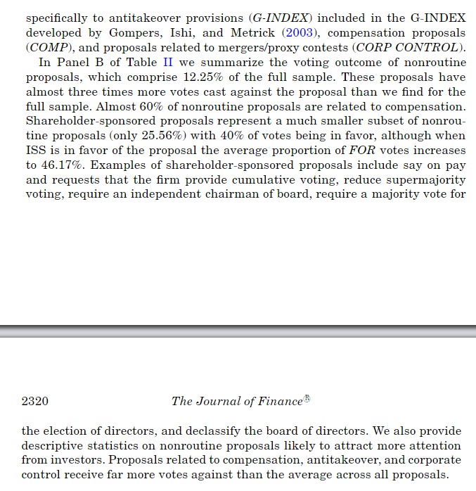 The role of institutional investors in voting: evidence from the securities lending