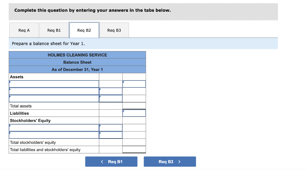 following events for its first year of operations: Events Affecting Year 1: