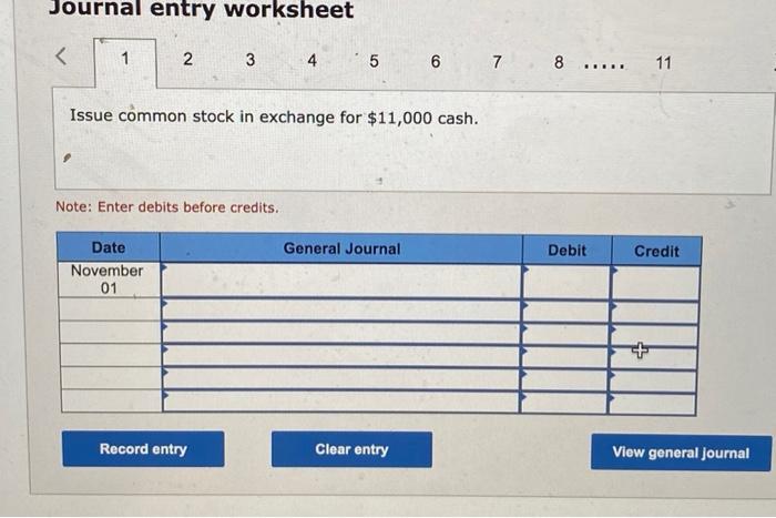 below.) Buckeye Incorporated had the following balances at the beginning of November.