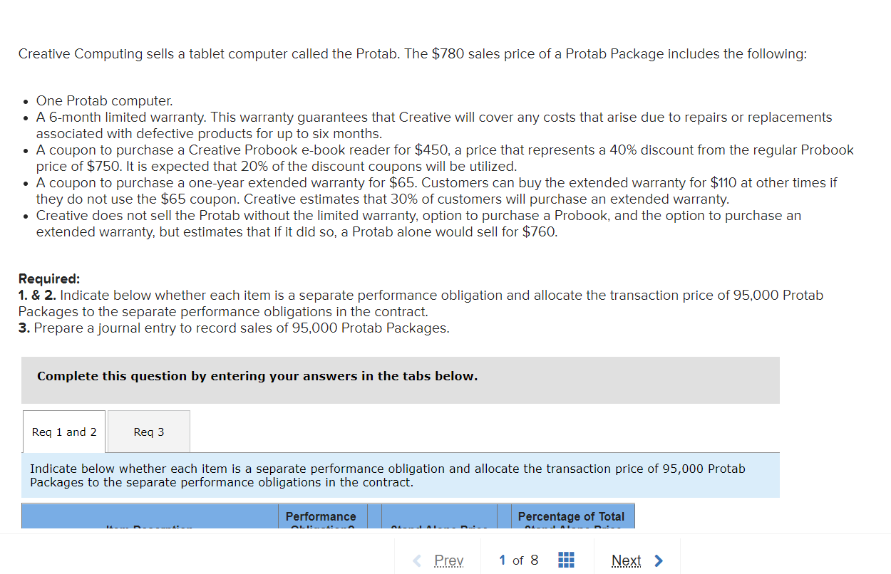  Creative Computing sells a tablet computer called the Protab. The $780