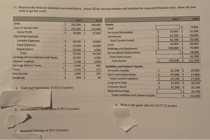  I only need the questions for the second page E through