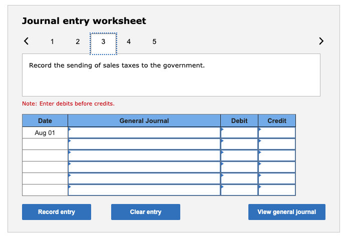 entries for the July 15 and August 1 transactions. 2. On November