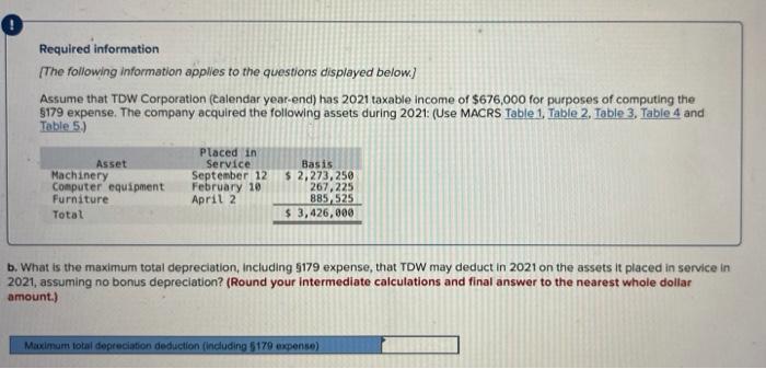 please help me answer this before 8pm thank yoy O Required information