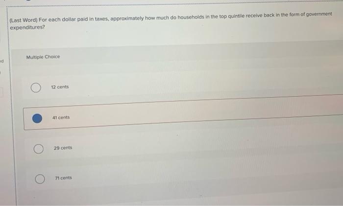 andwee is not 41! please help (Last Word) For each dollar paid