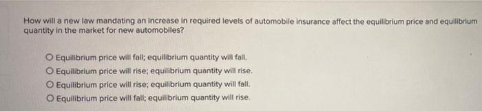  How will a new law mandating an increase in required levels