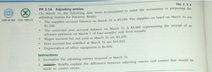  HOW ME ON CE TEMPLATE . . Obj. 2, 3, 4