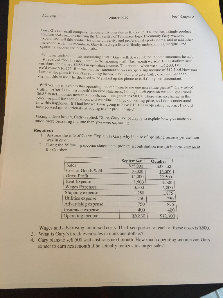 I just need help figuring out 5 through 8 ACC 299 Winter