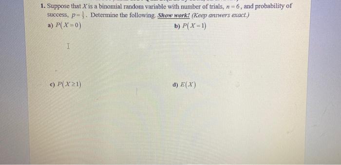 please help a-d and please show how you got answer ! n=6