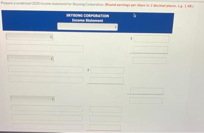 Skysong Corporation at December 31, 2020. Cash $259,000 $397,600 749,000 484,400 Inventory