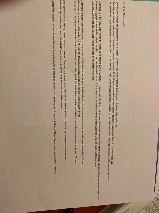 to California regulations regarding their proposed oil refinery in Redwood City They