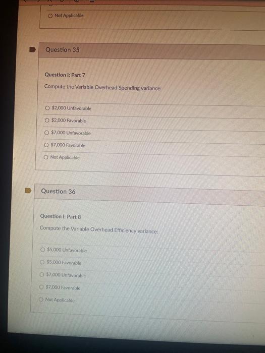 : Variance Analysis The Las Vegas plant of SpeederCobal Company LLC produces