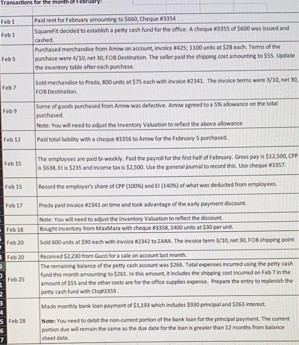 SquareFit owned by Chandler Bing, is an freestyle clothing retailer. You were
