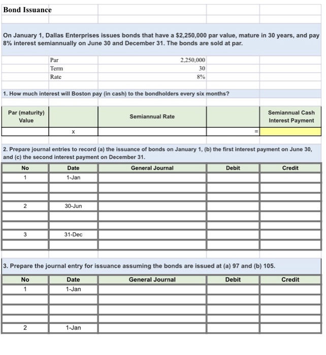  Unit 4 Assignment 4 Bond Inssurance Prepare transactions according to the