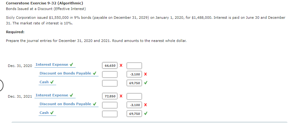  Please explain how to find the incorrect answers Cornerstone Exercise 9-32