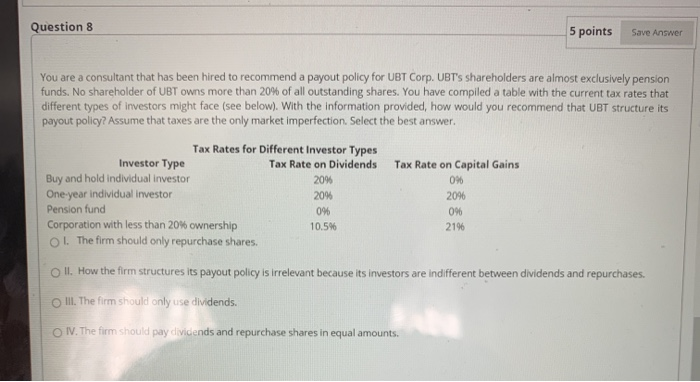 to its shareholders through a share repurchase. XYZ's current share price is
