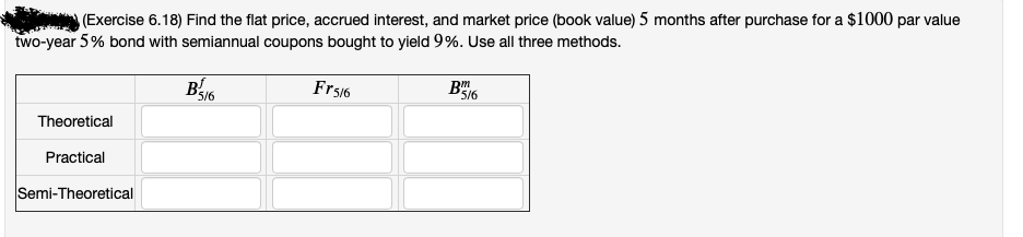  Please be sure your answer is correct. (Exercise 6.18) Find the