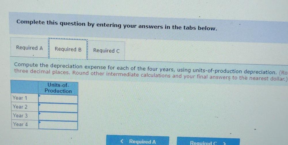 units-of-production depreciation and show how it affects financial statements 2-12 Show how